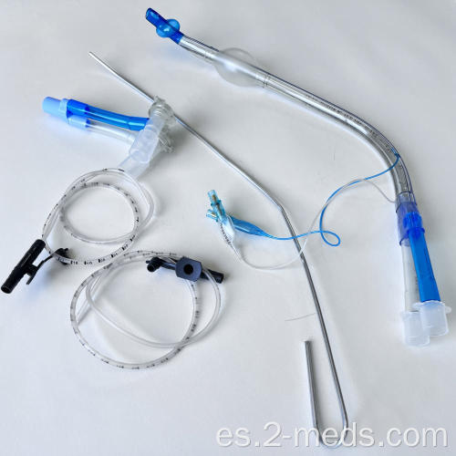 Tubo endobronquial de doble luz desechable